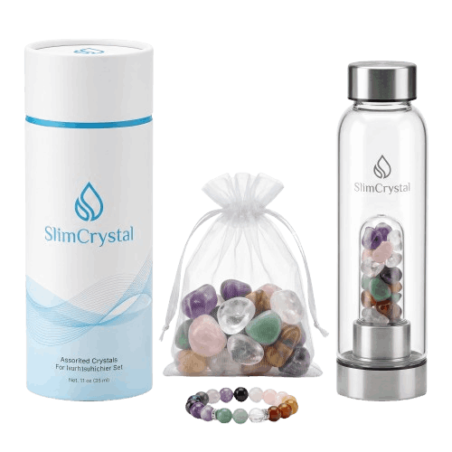 SlimCrystal crystal water bottle