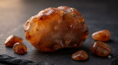 Carnelian gemstone